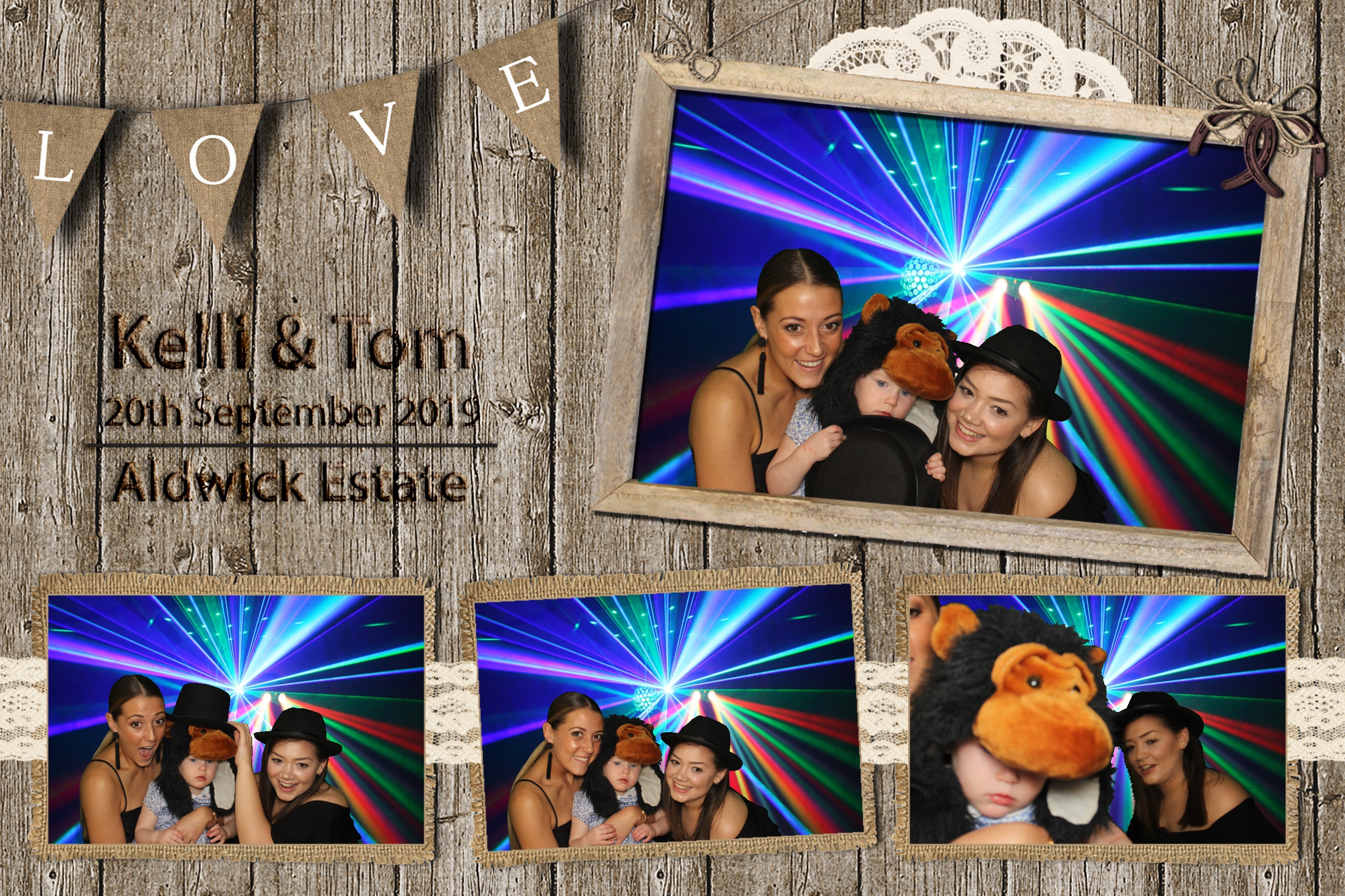 Kelli & Tom's Wedding | View more photos from the event at images.mobile-photo-booth.com/u/MobilePhotoBoothUK/Kelli-Toms-Wedding